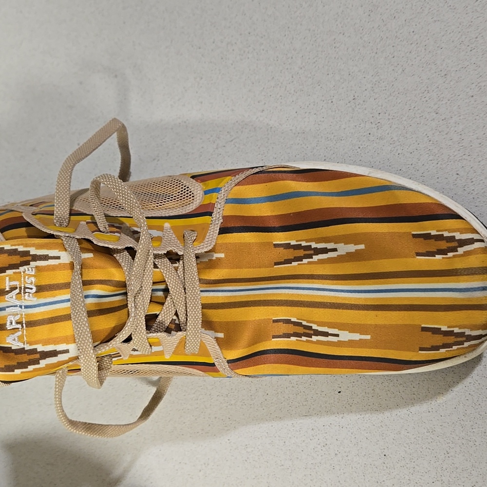 Ariat Fuse Navajo Mustard Sneakers - Picture 8 of 8